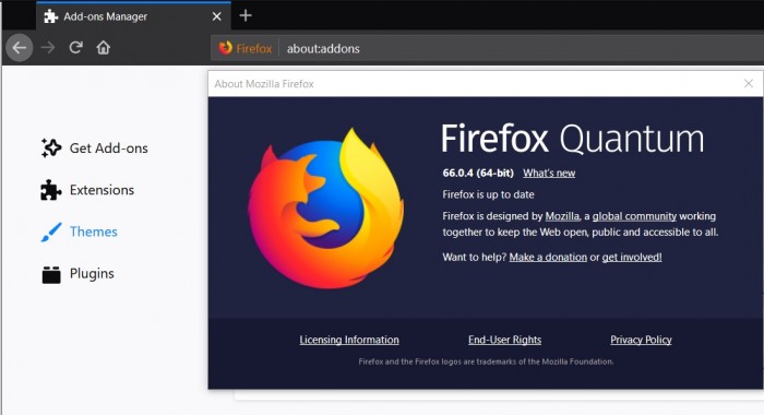 Firefox 66.0.4发布：修复用户无法使用扩展问题
